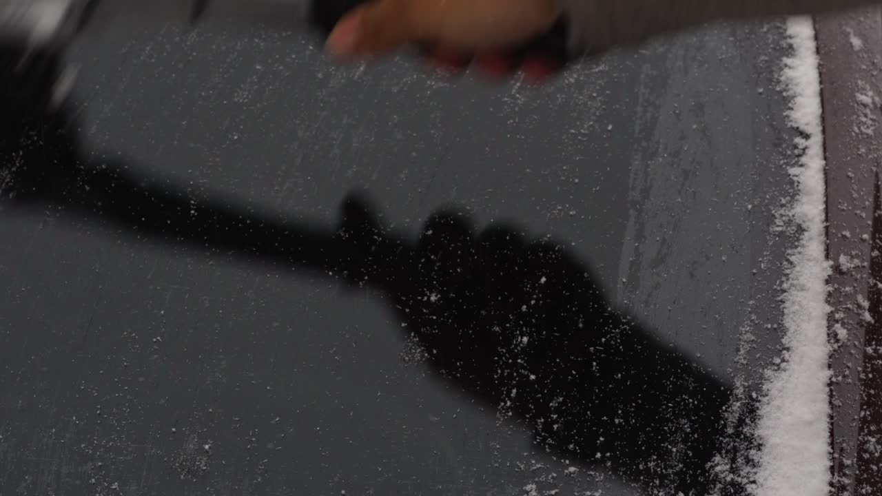 día de nieve en los suburbios de nueva jersey