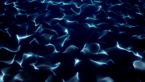 Particles Blue dust abstract light bokeh motion titles cinematic background loop