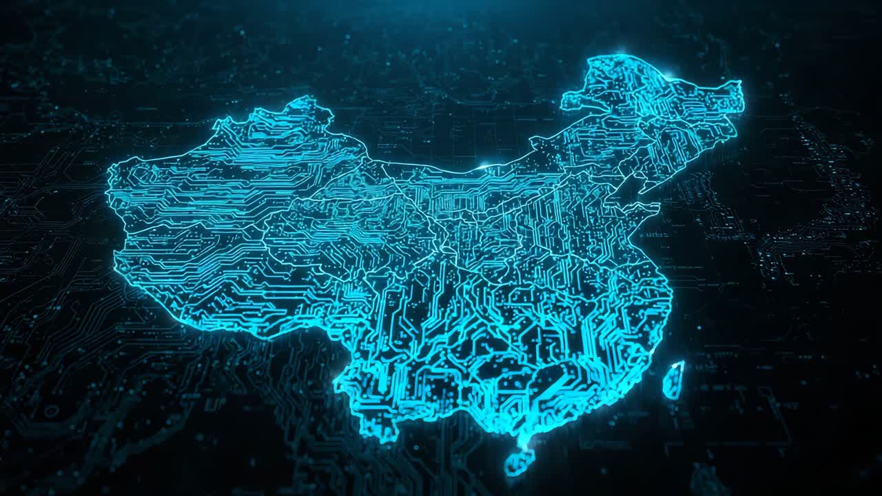 China Technology Digital Map