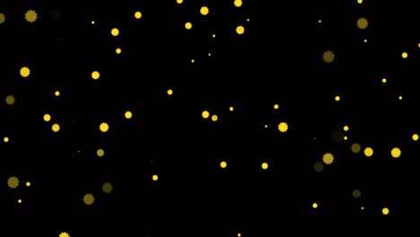 sun icon loopable background animation motion with alpha channel 4k