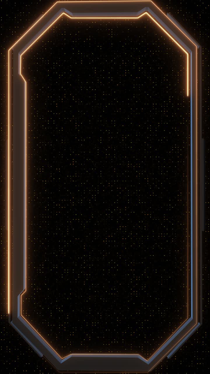 Digital squares hud abstract data technology grid animation abstract background blue frame hud frame