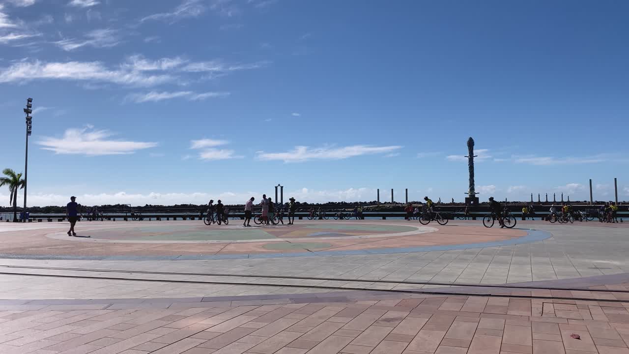 레시페 시내의 마르코 제로 타운 스어