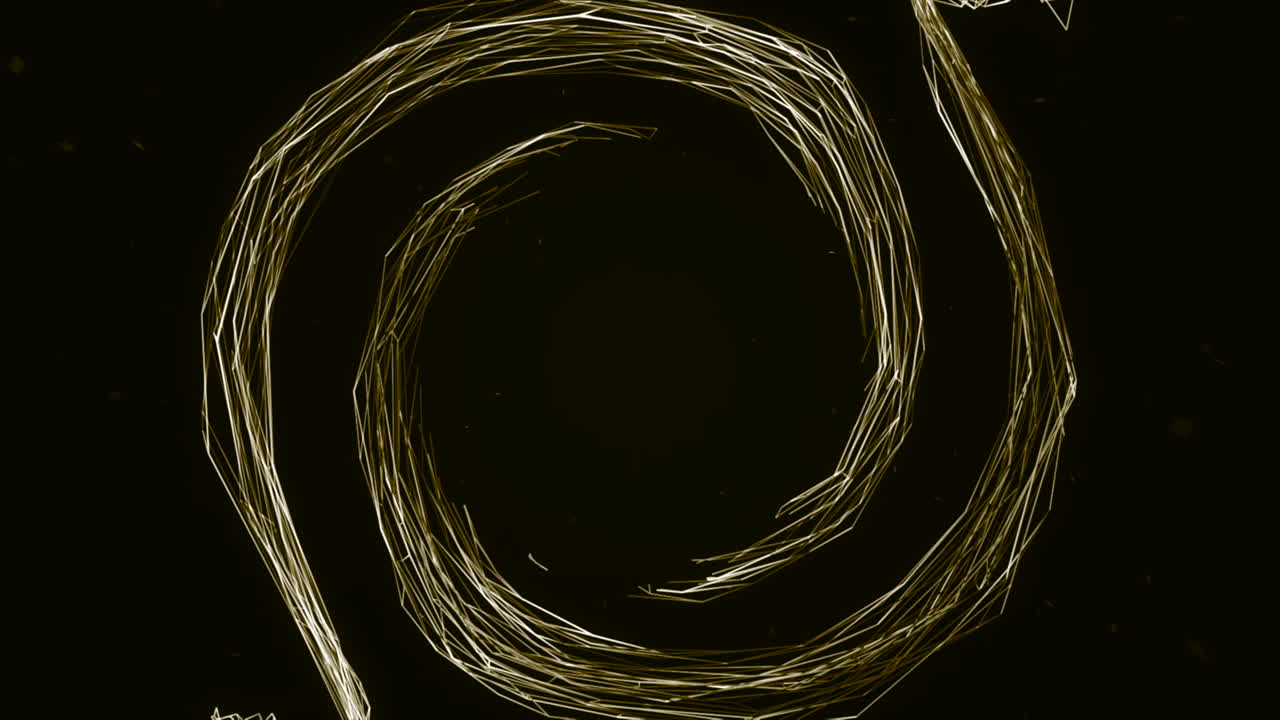 골든 스파일 추상 디자인