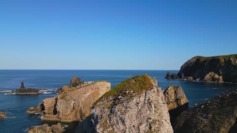 an port cliffs cinematic 4k drone footage co.donegal - ireland 02