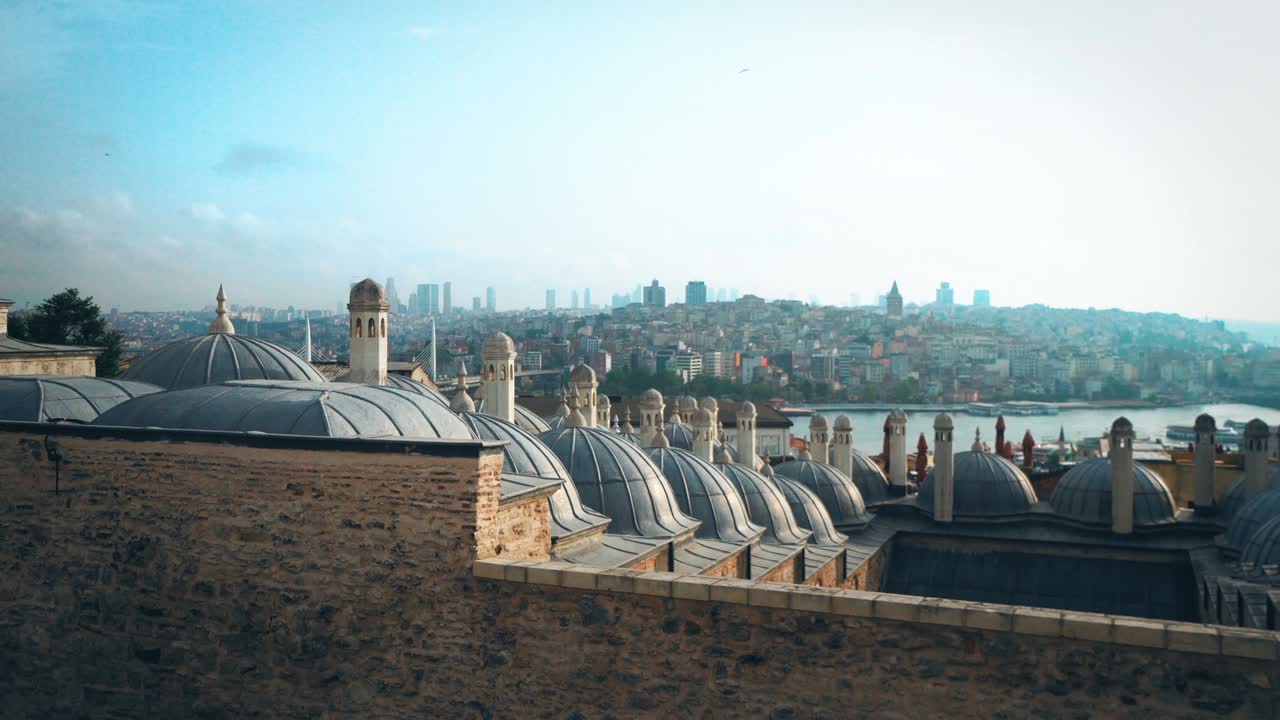 mezquita de suleiman (suleymaniye camii) una gran mezquita del siglo xvi en estambul