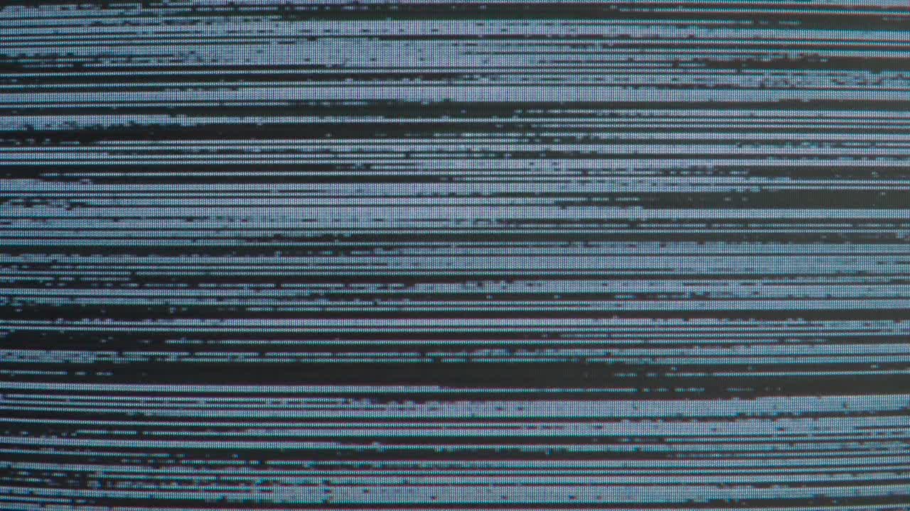 왜곡된 tv 신호가 간섭을 일으키고 있습니다.