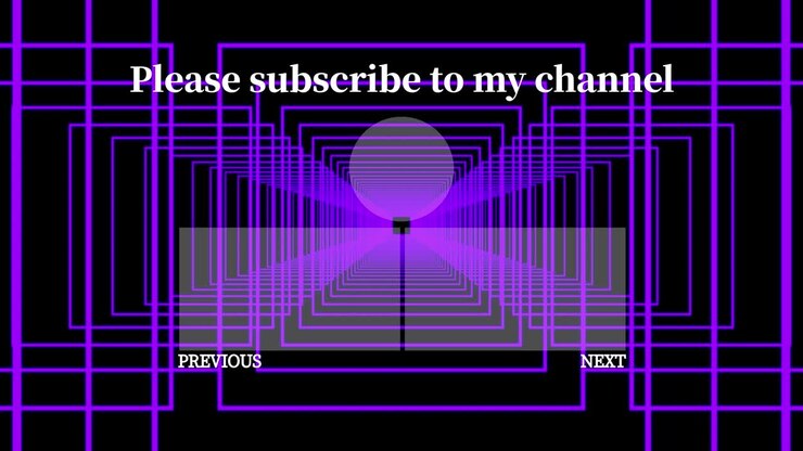 Shape continuous progress end card ending screen motion graphics