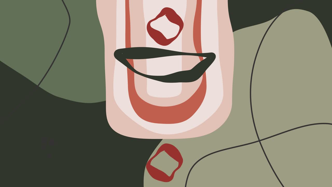 fondo verde de movimiento abstracto mínimo