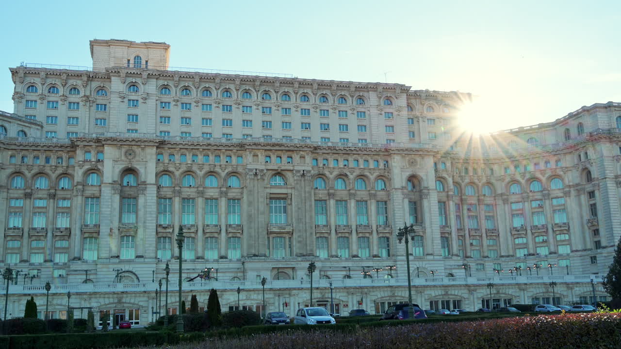 Palace of Parliament building in Bucharest, Romania