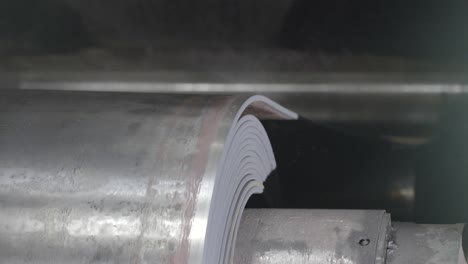 metal sheet processing on a production line