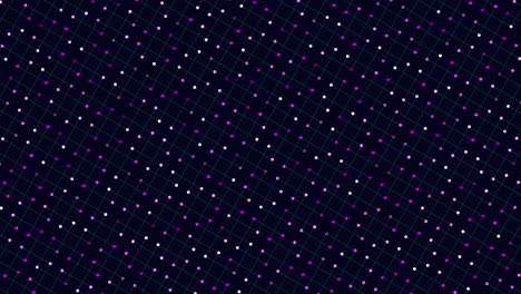 cuadrícula caprichosa fondo azul oscuro con círculo centrado de puntos blancos