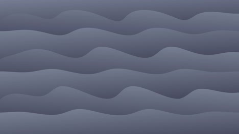 grey paper refracted waves abstract motion background. seamless looping.