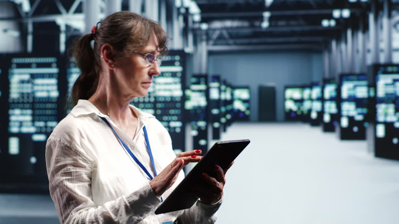 centro de datos con grupos de servidores ai