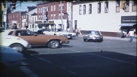 Downtown-intersection-in-a-small-city-in-the-1970's