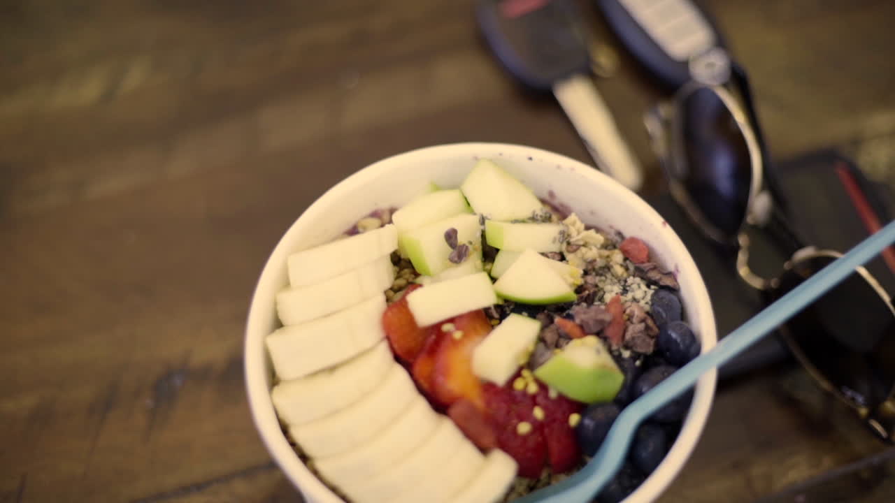 Lifestyle shot of an Acai Bowl.
