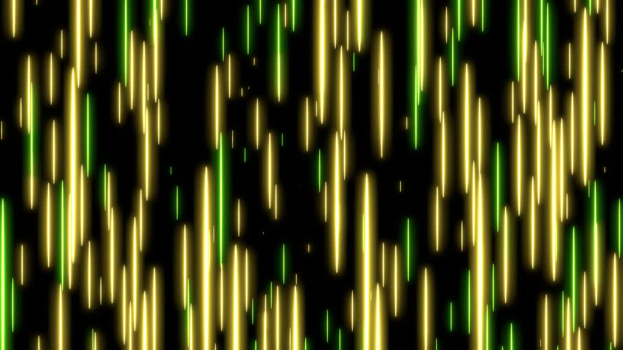 Yellow and green speed light abstract background.
