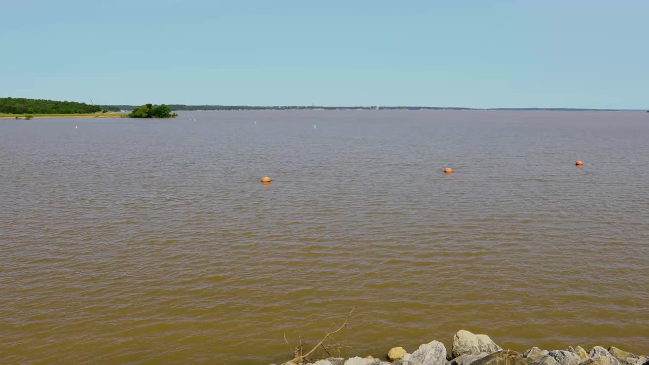 Static video of Lake Texoma flooding. This was shot May 31, 2025.