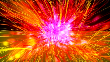 Holiday background with Glittering Star Particles