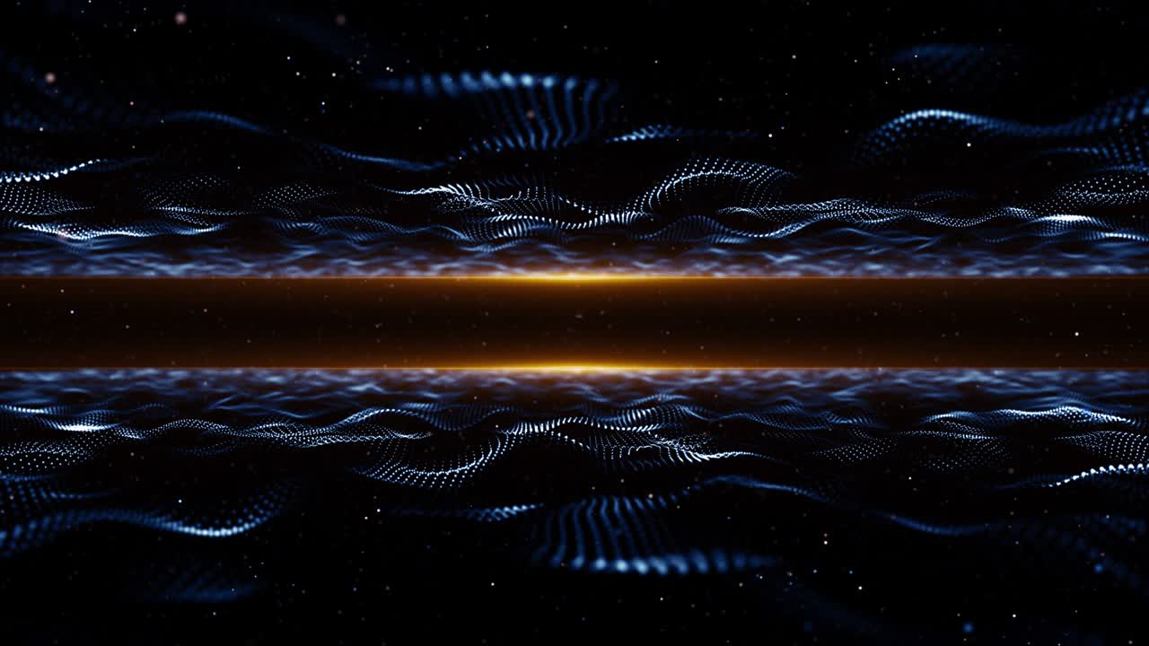 Particles dust abstract light bokeh motion titles cinematic background loop
