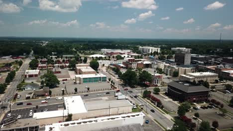 luftaufnahme der stadt gastonia im gaston county, north carolina