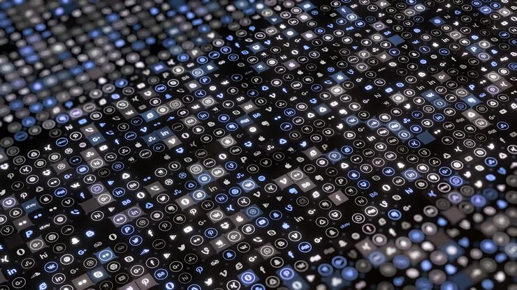 Social Media Icons Background