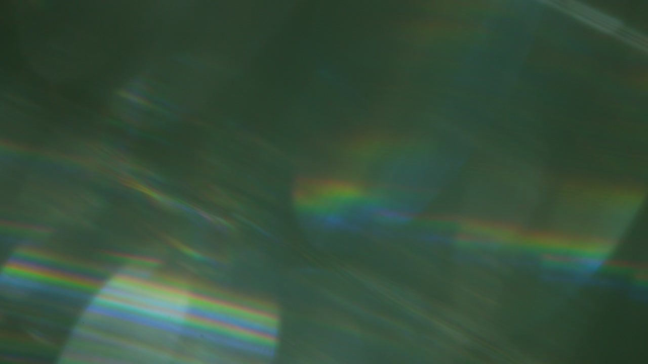 Single shot of flickering light bokeh