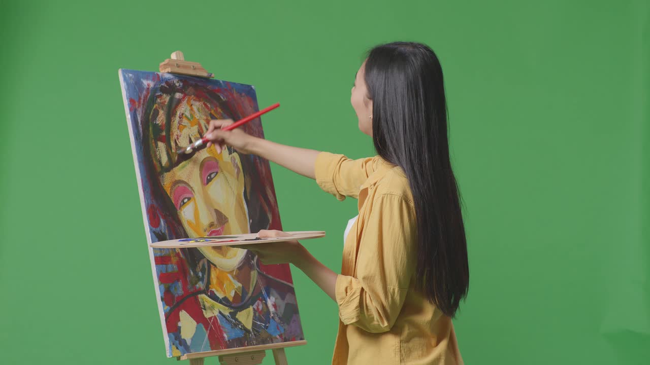 초상화를 그리는 여자