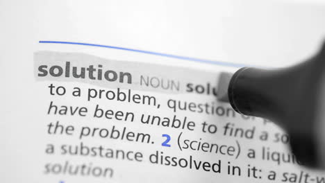 Definition of solution