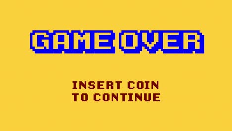 A-retro-vintage-8-bit-game-over-screen-,-with-blocky-pixelated-text