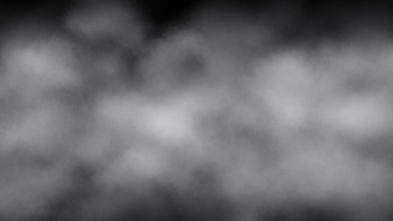 Low density smoke spreading, wiping frame vertically.