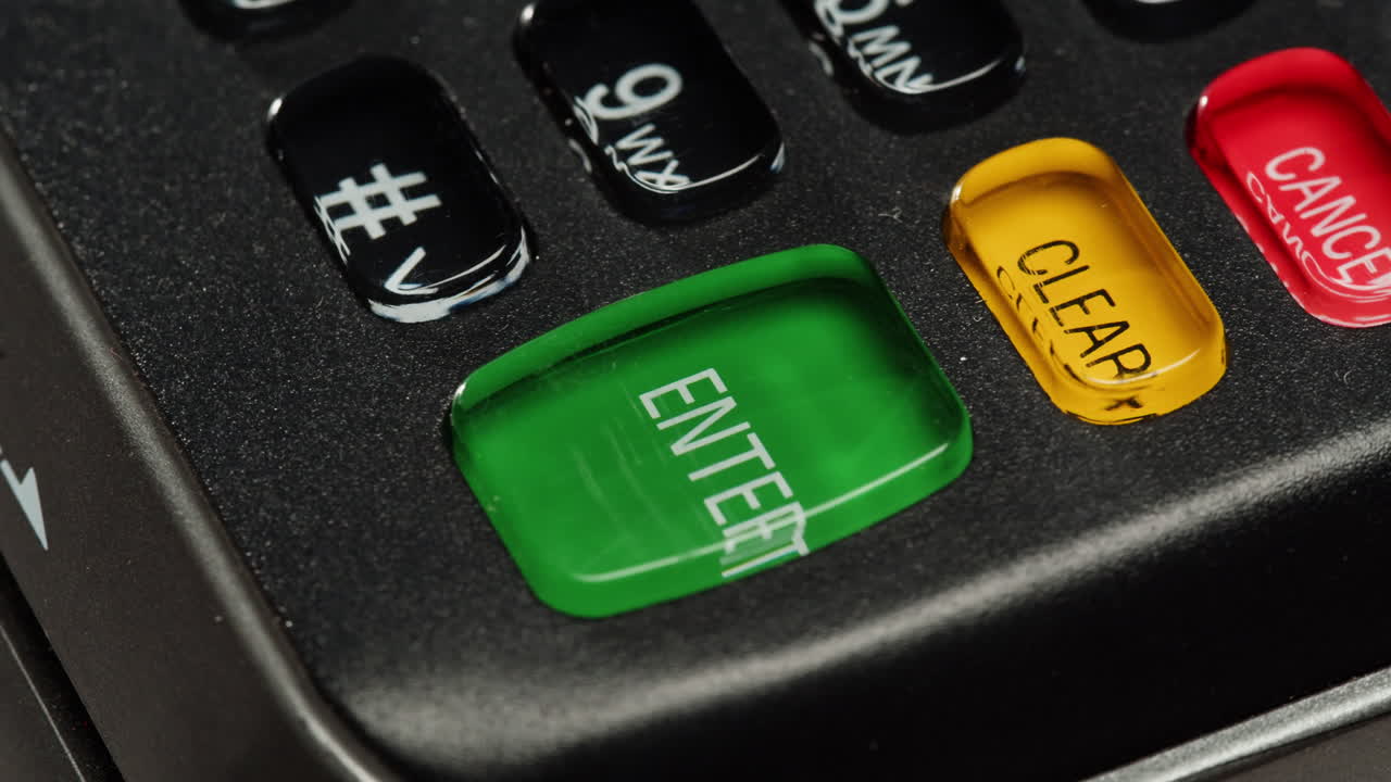Close-up of a Credit Card Reader
