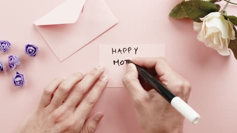 carta del día de la madre de cerca