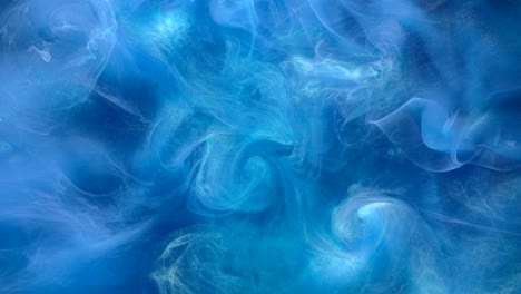 superposición de vapor brillo azul movimiento de humo abstracto