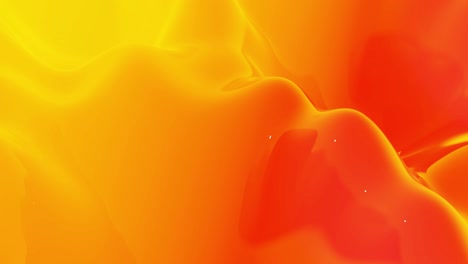 estilo abstracto de fondo en bucle, cambiando la superficie de material translúcido suave como jalea de melocotón. creativo suave brillante 3d bg con brillo interno para eventos festivos 4k. gradiente amarillo naranja rojo.