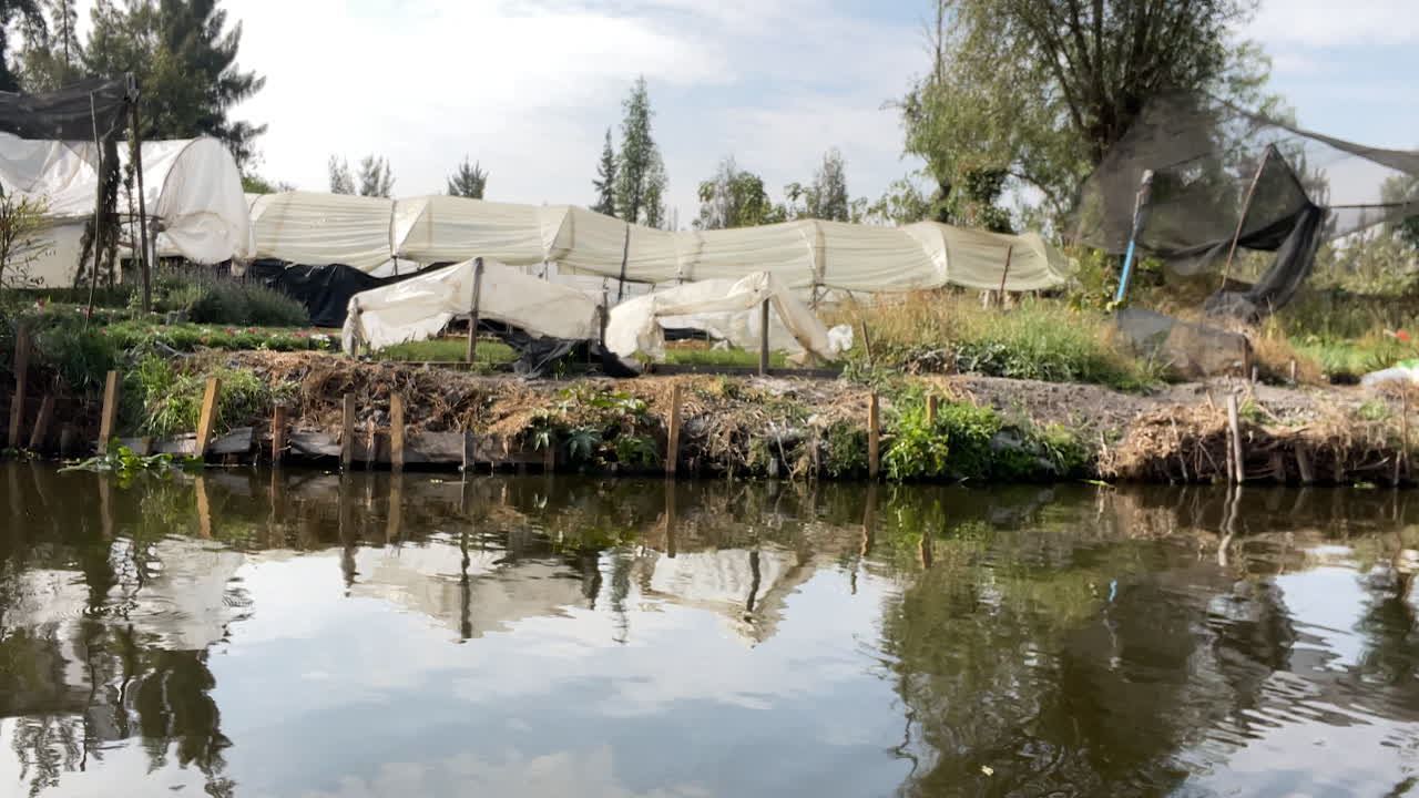 멕시코 시티 소치밀코에 있는 버려진 치남파스의 총