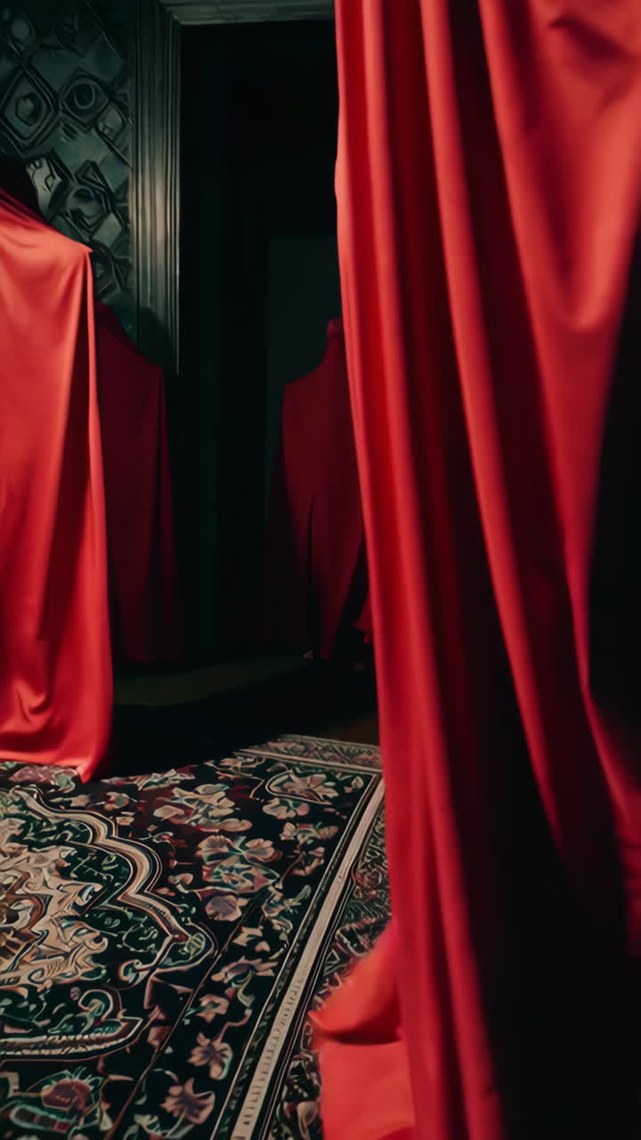 Red Cloaks in a Dark Room
