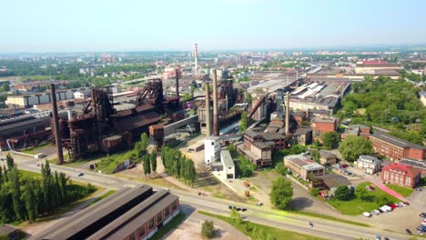 old ironworks factory, industrial heritage area bottom vitkovice