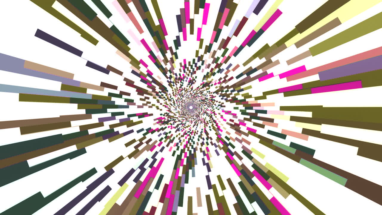 túnel espiral geométrico abstracto