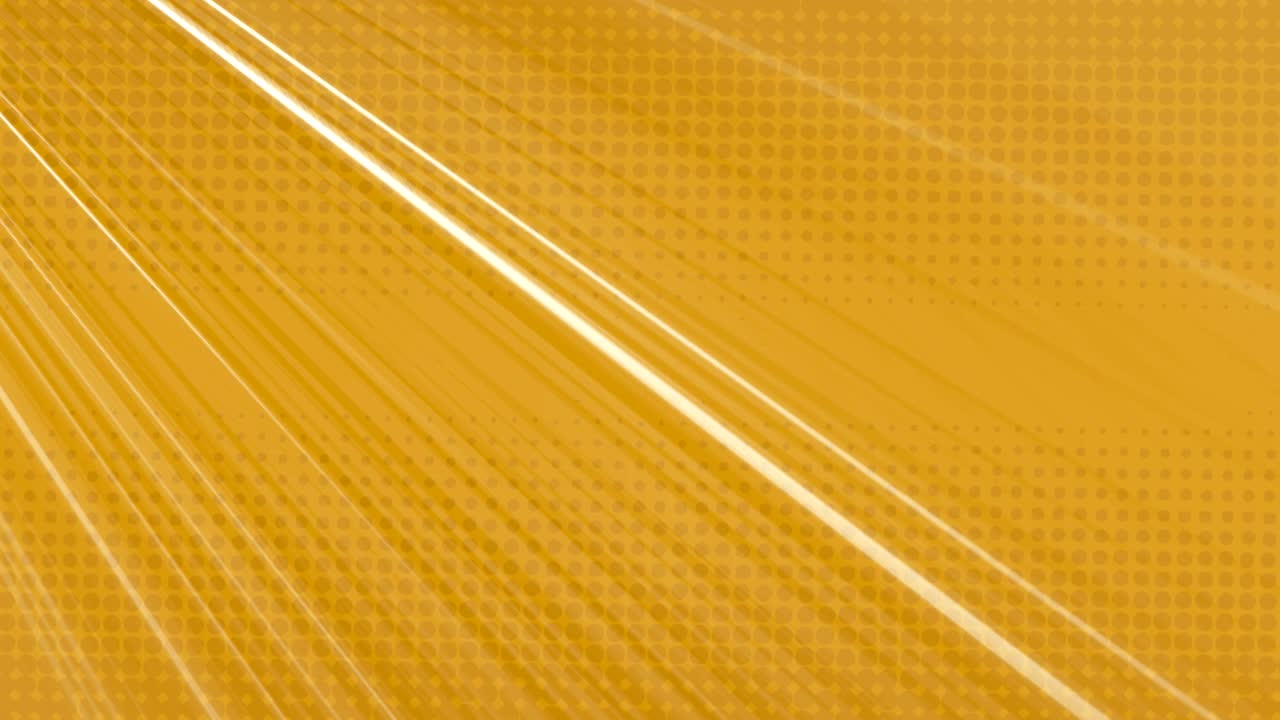 rutas de luz blancas que se mueven contra un fondo amarillo