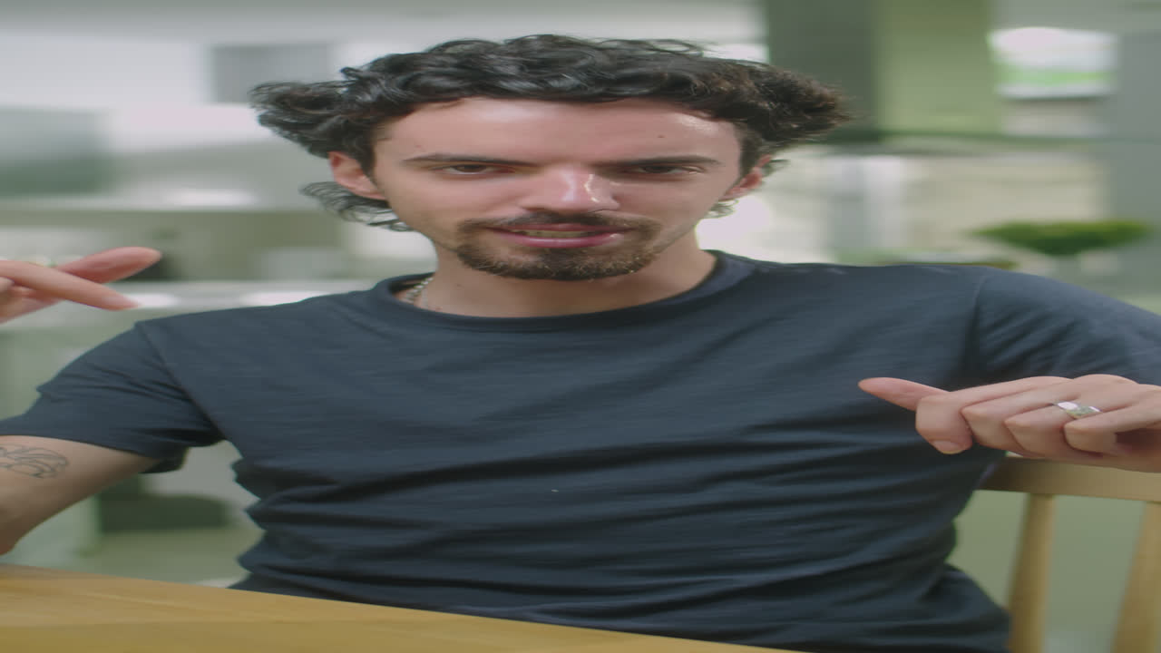 Beauty Blogger Removing Face Mask and Speaking on Camera