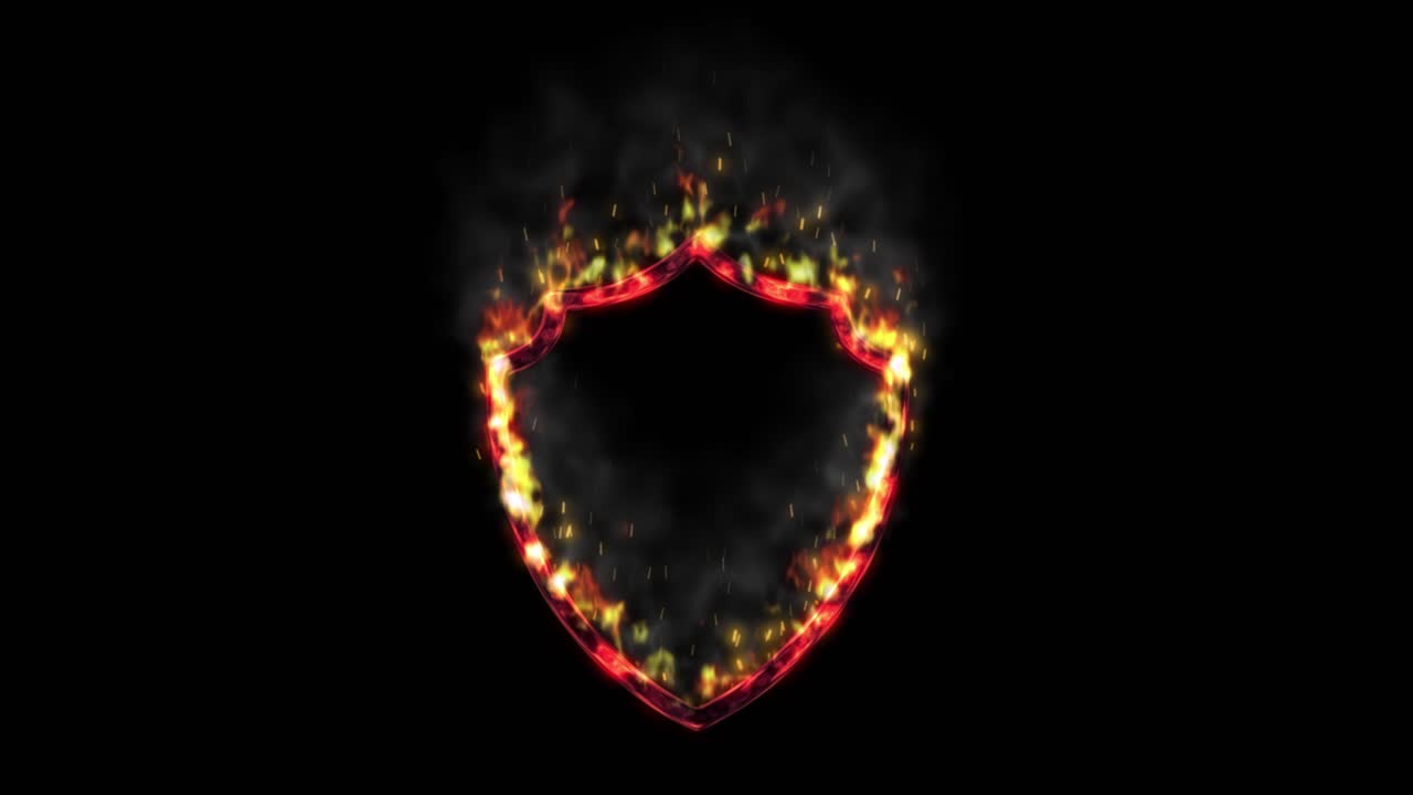 diseño gráfico del escudo de combustión