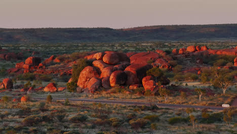 Devil&#39;s-Marbles-Drohnenaufnahmen-25fps