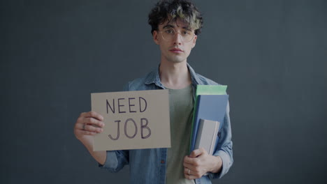 student seeking employment