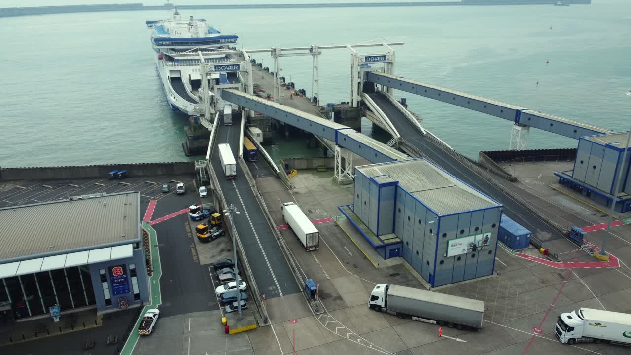 Ferry at Dover Port