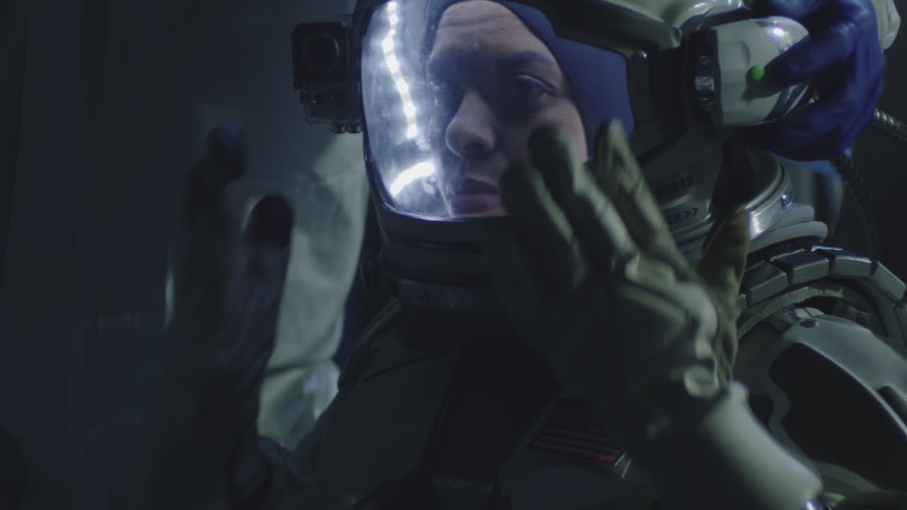 preparándose para una misión espacial