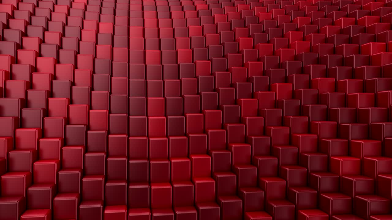 las cajas forman una onda