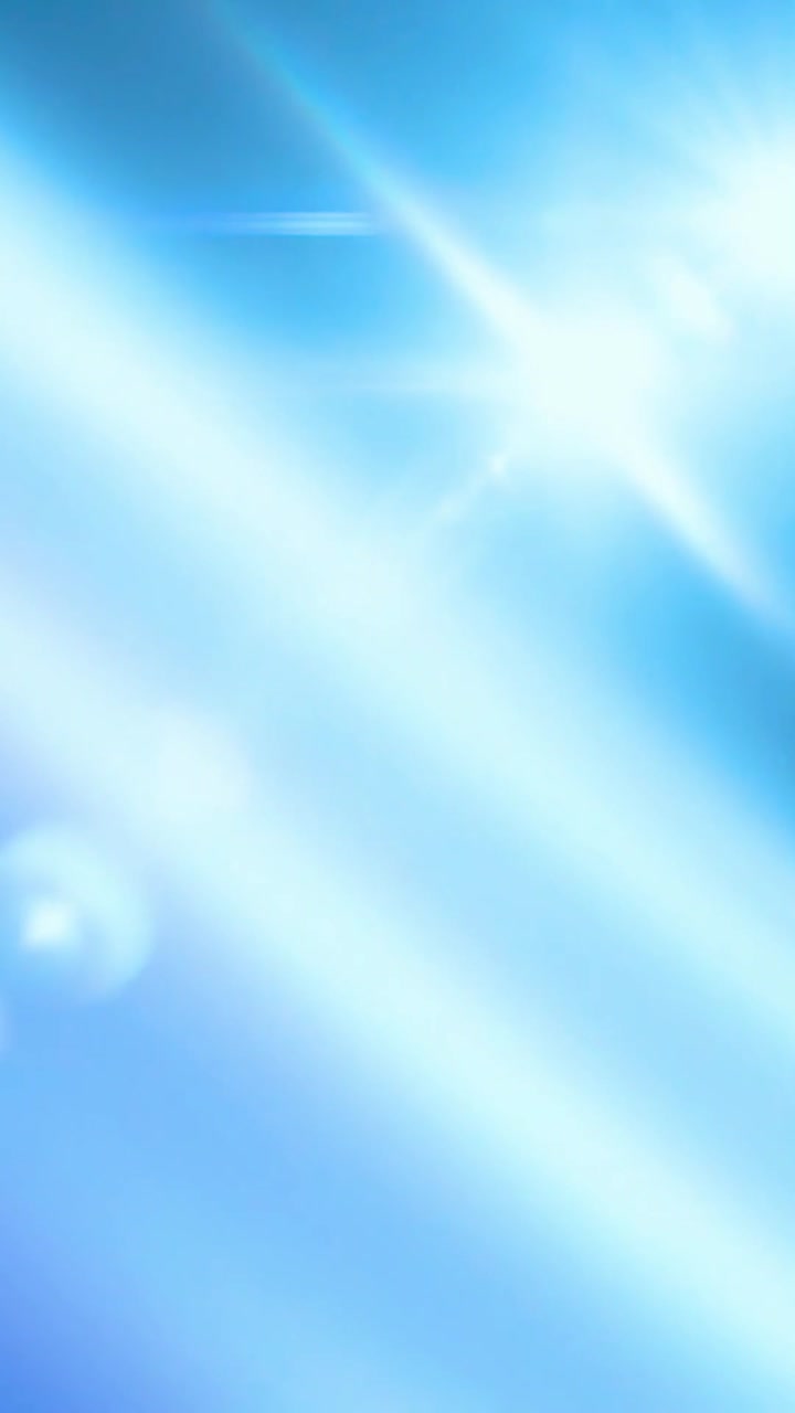Sfondo dinamico con raggi di luce blu e bagliore lente