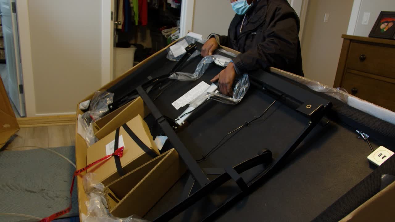 Assembling a New Bed Frame