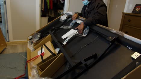 assembling a new bed frame