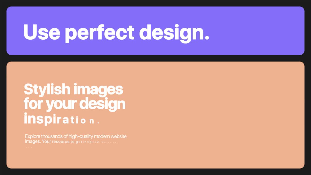 Creative multiscreen opener with effective layouts for dynamic media presentations